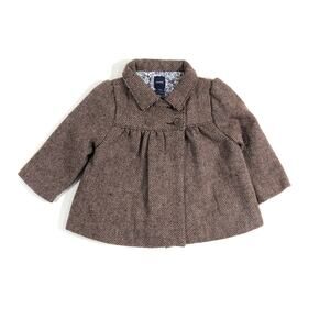BABY GAP GIRLS PEACOAT SIZE  12/18m